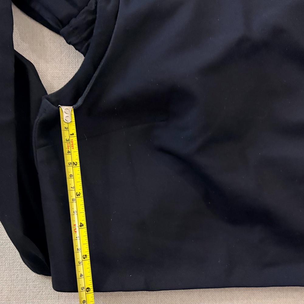 Tibi Black Wrap Vest - Picture 6 of 8